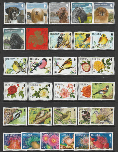 Jersey mnh stamps for postage - mnh,