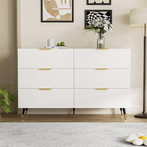 Modern white chest drawers - modern,