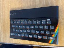 Sinclair ZX Spectrum 48k Vintage Computer upgraded from 16k Working Rubber Keys