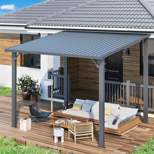 Hardtop wall mounted gazebo - hardtop,