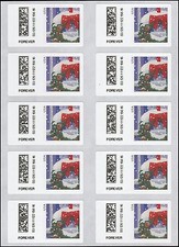 US CVP100 Holiday Windows Wreath Kiosk ATM F  sheet 10 MNH 2016