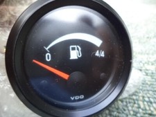 FUEL GAUGE 24V VDO QUALITY 301 472/14/2 TRUCK MILITARY ,CIVILIAN. EX MOD STOCK.