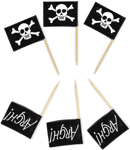 Pirate flags cake - flags,