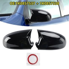 Gloss Black Wing Door Mirror