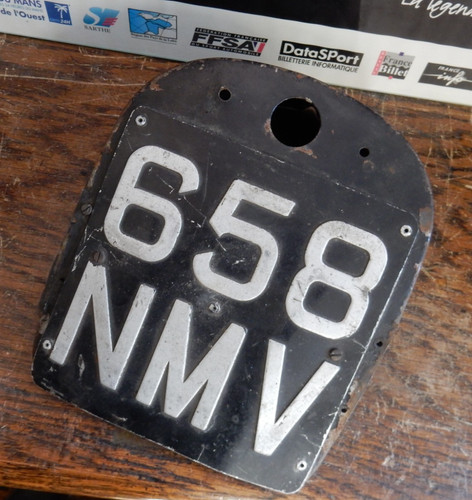 Norton motorcyle rear number - norton,