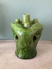 Bretby Pottery Vase 1680 Green
