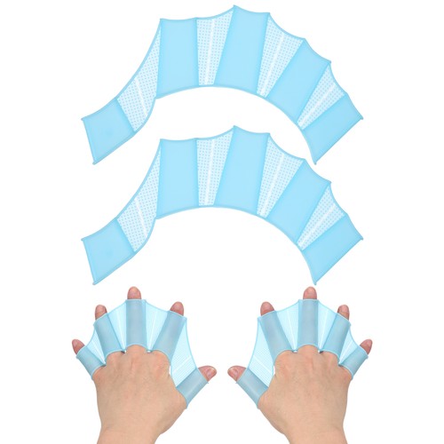 Silicone swimming gloves - silicone,
