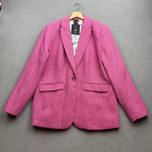 Joules tweed jacket pink - 16,