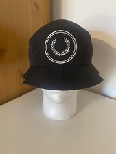 Fred Perry Bucket Hat Black Brand New With Tags HW5659