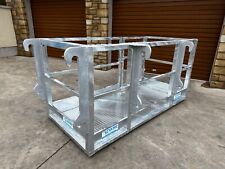 Galvanised 8x4 Personnel Cage Telescopic Handler Man-lift Safety Basket (Cradle)