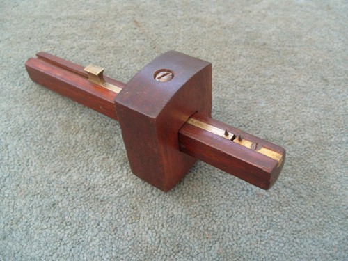 Mahogany mortice gauge - gauge,, by