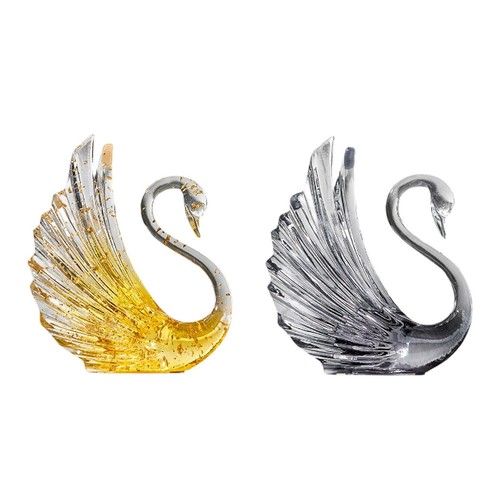 Swan statue figurine - swan,