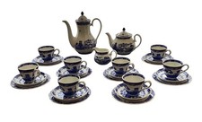 VINTAGE RINGTONS WILLOW PATTERN 29 PIECE TEA/COFFEE SET  FOR EIGHT SH36