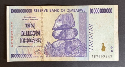 Zimbabwe banknote billion - banknote.,