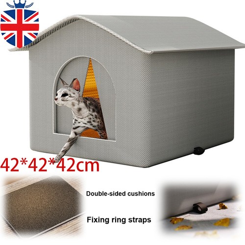 Outdoor cat house insulated - house,