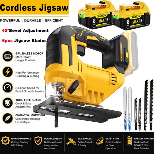 Cordless jig saw - +, blades