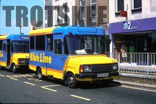 35mm slide blue line - slide,
