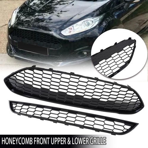 Black honeycomb front upper - black,