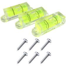 Mini Spirit Level Screw On Bubble Square 28mm Vial