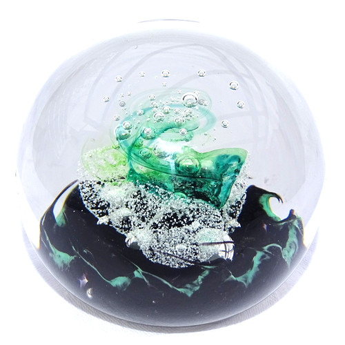 Selkirk glass paperweight