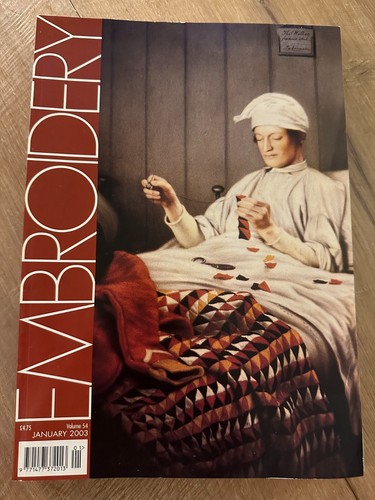 Embroidery magazines originals - embroidery,