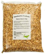 Wood  Beech Chips 30 Litres Coarse Bag Reptiles Snake Lizard Caged Birds Parrot
