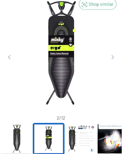 Minky prozone ironing board - prozone,