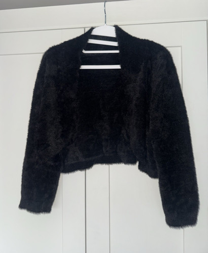 Phase eight black knit faux - knit,