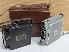 2x Old Vintage Cine Cameras, Projector.  CAMPRO,MEOPTA. Please Read