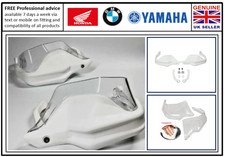 White hand guards & clear