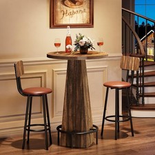 Round Bar Table, 37.4" High