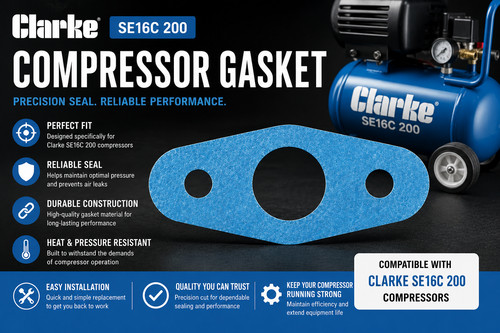 Clarke spare exhaust gasket - clarke,