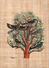 Egyptian Papyrus Painting -