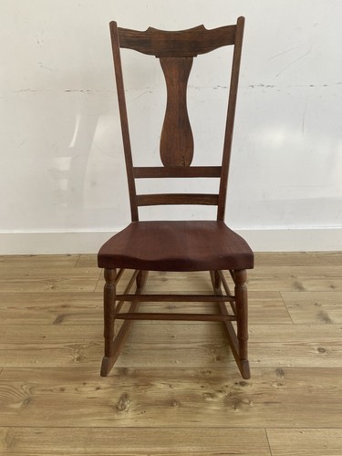 Vintage wooden rocking - wooden,