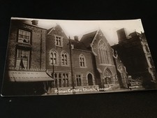 GOSPORT , ROMAN CATHOLIC CHURCH Real Photographic Antique Postcard