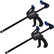 BlueSpot 2pc Quick Grip Speed Light Duty Vice Bar 150mm Rapid Clamp Set 6"