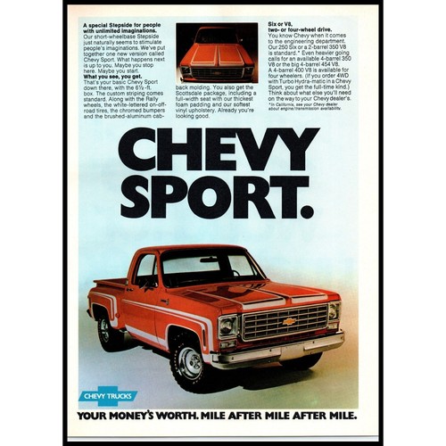 1976 chevy sport pickup - 1976,