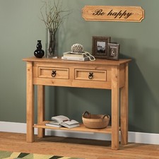 Corona Console Table 2 Drawer