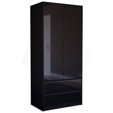 Modern Wooden Wardrobe High