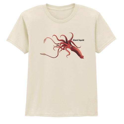 Giant squid kids shirt ocean - t-shirt,