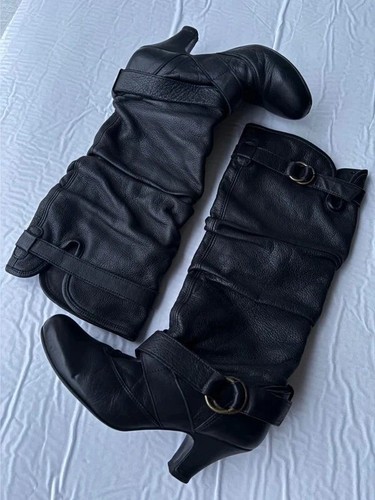 Vintage black leather archive - vintage,