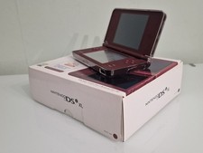 Original Boxed Nintendo DS XL Fully Working With Cables Wine Red