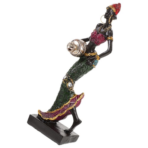 African woman statue - statue, girl