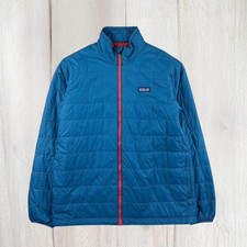 Patagonia Blue full zip puffer jacket