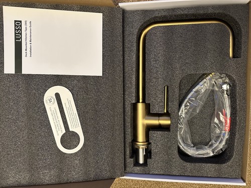 Lusso flow kitchen - tap, brushed