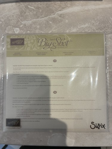 Stampin sizzix big - stampin, up