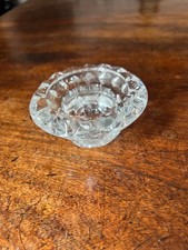 Cut Glass Single Candle Holder