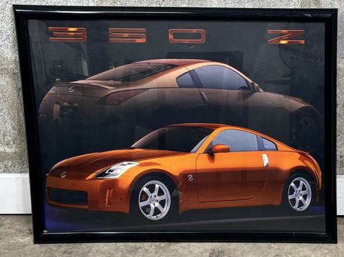 Nissan 350 framed - z, print
