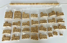 290 Alphabet Wooden Cubed Beads - Letters and Quantities Listed