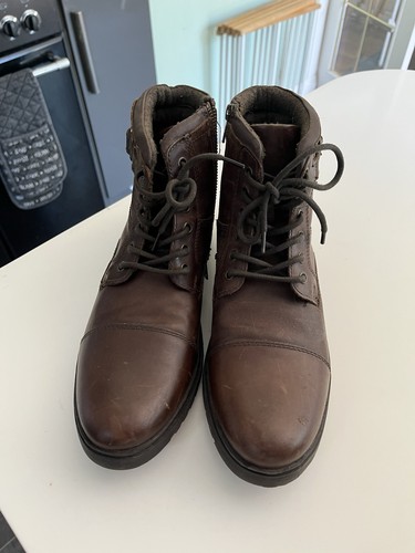 Mens leather military style - mens,
